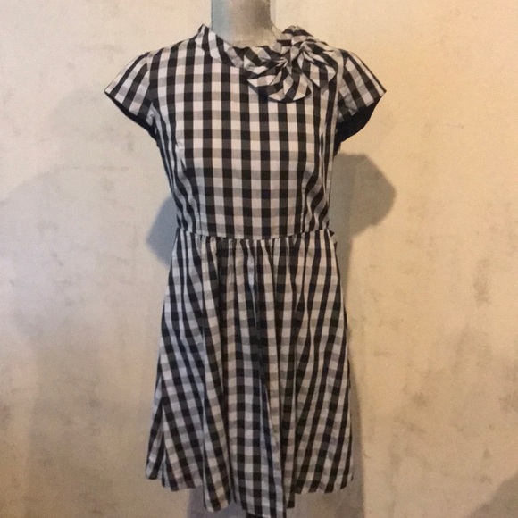 Kenzie Black/Gray Check Dress - Picture 5 of 7